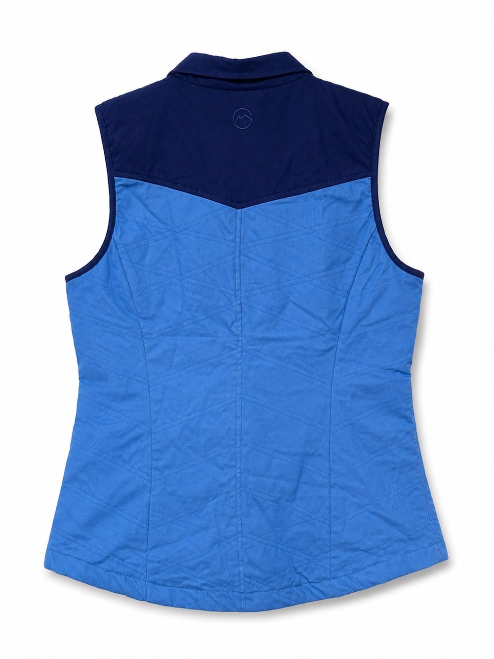 Magellan Outdoors Women’s Two-Tone Blue Quilted Vest - Picture 5 of 5